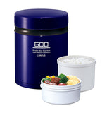 ランチジャー 通販 保温 女性 2段 丼 おしゃれ 弁当箱 男性 600ml 保温バッグ付き ランチボックス ステンレス製 シンプル アウトドア 二段