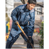 Makku マック レインスーツ AS-5050 通販 レインコート 雨具 レインウェア レインウエア 雨合羽 合羽 カッパ レインパンツ レインジャケット 上下 セット 無地 シンプル メンズ