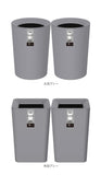 アスベル ゴミ箱 2個セット 通販 ダストボックス ルクレール CV 丸型 筒形 6211 角型 6212 ごみ箱 おしゃれ 袋が見えない ゴミ 袋 隠せる リビング キッチン シンプル フタなしゴミ箱