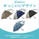 傘 子供用 55 通販 ジャンプ傘 長傘 かさ小学生 キッズ 子供 こども 子ども 男の子 男子 男児 透明窓 窓付き 1コマ 透明 55cm 55センチ ジャンプ 通学 登校 雨傘 雨具 丈夫