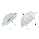 ビニール傘 オシャレ 通販 傘 透明 半透明 長傘 ジャンプ傘 雨傘 ジャンプ レディース 58cm 58センチ 通学 通勤 POE 大人 かわいい 柄 パターン 丈夫 グラスファイバー骨 レディース雨傘
