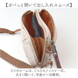 アネロ anello ショルダーバッグ ATS0656 通販 お財布ポシェット ショルダーバック 斜めがけバッグ ミニショルダー 財布機能付き レディース メンズ 小さめ 旅行 通勤 撥水 軽量 軽い