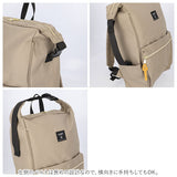 アネロ リュック anello ATS0766R 通販 レディース メンズ 通学 通勤 A4 PC収納 おしゃれ シンプル 無地 軽量 軽い 撥水 はっ水 2way トート 肩掛け 背面ファスナー 大人 かわいい 可愛い