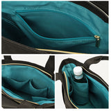 トートバッグ レディース 小さめ 通販 通勤 通学 B5 2way ショルダー ショルダーバッグ サブバッグ 仕切り 仕分け 収納 ボトルホルダー 撥水 はっ水 チャック付き 天ファスナー 旅行