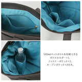トートバッグ レディース 大きめ 通販 通勤 通学 A4 2way ショルダー ショルダーバッグ ビジネス 仕切り 仕分け 収納 ボトルホルダー 撥水 はっ水 チャック付き 天ファスナー
