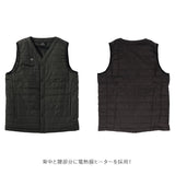 タルテックス ヒーターベスト tultex 通販 メンズ レディース ブランド バッテリー 付き ベスト 防風 アウター おしゃれ 秋 冬 Ｖネック ヒートベスト 防寒着 ワークウェア あったか 上着