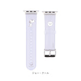 apple watch バンド 通販 ソフト ソフトバンド キャラクター アップルウォッチ 腕時計 41mm 40mm 38mm シナモロール ジョー・クール クロミ マイメロディ スヌーピー アクセサリー 雑貨