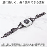 アップルウォッチ バンド レディース 通販 アップルウォッチバンド ステンレス 女性 おしゃれ かわいい 着せ替え 付け替え AppleWatch チェーン 細い ストーン きれいめ 上品 通勤 通学