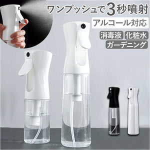 スプレーボトル 霧吹き 通販 空ボトル ボトル スプレー容器 スプレー 容器 詰め替えボトル 詰め替え 小分け 透明 連続ミスト ミスト 連続スプレー 調整可能 細かい 極細 微粒化