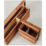 小物入れ 木製 通販 ツールボックス 収納ボックス 小物ケース リモコン 収納 収納ケース 卓上 ケース ボックス 持ち手付き 持ち運び ウッド おしゃれ ナチュラル シンプル 整理整頓 AZ-04