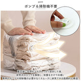 圧縮袋 衣類 ふとん セット 通販 立体 平面 圧縮袋布団 衣類収納袋 透明 繰り返し クリア 掃除機不要 収納袋 衣類収納 布団収納 旅行 衣替え 収納用品 整理用品 便利グッズ