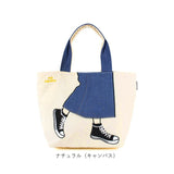 トートバッグ A4 mis zapatos ミスサパト  通販 トート バッグ キャンバス デニム レディース おしゃれ かわいい ロングスカート柄 足トート 靴トート 通勤 通学 サブバッグ 布