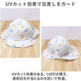 connect m ベビー 帽子 通販 ベビーバオバブ 赤ちゃん あかちゃん こども キャップ ぼうし ゴム付き あごゴム UVカット 日本製 つば 日よけ 首 綿 コットン 日除け 紫外線対策 洗える