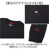 tシャツ 長袖 メンズ 通販 長袖Tシャツ ポケット トップス ワンポイント 男性 おしゃれ カジュアル シンプル クルーネック オールシーズン 通気性 重ね着 レイヤード 通学