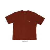 半袖 Tシャツ メンズ 綿100 通販 カットソー ポケットTシャツ ポケット付き ビッグシルエットTシャツ ティーシャツ ブランド BALL ボール 52560 おしゃれ シンプル 無地 ロゴワッペン