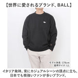 BALL トレーナー ボール 64535 通販 プルオーバー 裏起毛 ワッペン付きトレーナー メンズ ブランド 無地 ワンポイント レディース 大きいサイズ 秋冬 秋 冬 暖かい おしゃれ シンプル