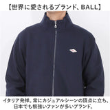 BALL ジャケット ボール 64537 通販 裏起毛 ワッペン付きスタンドジャケット ブルゾン カジュアルジャケット ジャンパー メンズ ブランド 無地 ワンポイント 秋冬 秋 冬 暖かい おしゃれ