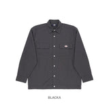 BALL シャツ ボール 65750 通販 長袖シャツ ビッグサイズ オーバーサイズ カジュアルシャツ ジャンパー メンズ ブランド 無地 ワンポイント 秋冬 秋 冬 暖かい おしゃれ ゆったり