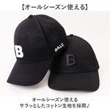 BALL キャップ ボール 63255 通販 帽子 ベースボールキャップ 野球帽 ロゴキャップ メンズ レディース MONOTONE BALL モノトーン ロゴ 刺繍 シンプル おしゃれ かわいい 綿100%