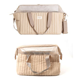 ペットキャリーバッグ 通販 ペットキャリー ペット キャリー キャリーバッグ キャリーケース ドライブキャリー 小型犬 犬 猫 折りたたみ お出かけ 旅行 通院 防災 NATURAL design