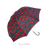 長傘 レディース 軽量 丈夫 通販 雨傘 傘 58cm ブランド nifty-colorsニフティカラーズ 手動 58センチ 親骨８本 晴雨兼用 UVカット かわいい おしゃれ 大きめ グラスファイバー 撥水