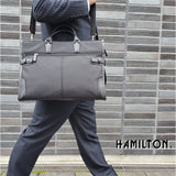 ビジネスバッグ メンズ 自立 通販 ブリーフケース 書類かばん 斜めがけバッグ ショルダーバッグ リクルートバッグ 通勤バッグ 通勤カバン HAMILTON ハミルトン 26578 A4 2way 出張 営業
