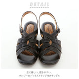 サンダル レディース 夏 通販 履きやすい ストラップサンダル パンジー pansy 歩きやすい 疲れにくい ローヒール おしゃれ シンプル サマーサンダル 軽量 軽い 抗菌 バックストラップ