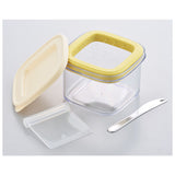 バターカッター ケース 通販 ナイフ セット バターカット 先割れ バターナイフ バター カット カッター バターケース ミニスケッパー付 保存容器 保存 密閉保存 ストック すぐ切れる