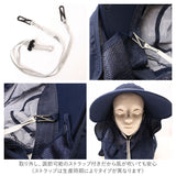 サンバイザー レディース 通販 キャップ 深め ネックカバー uvカット 夏用 おしゃれ ネックガード フェイスガード ボタン 帽子 つば広 日除け帽子 自転車 紫外線対策 日よけ帽子 スポーツ