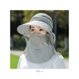 サンバイザー レディース 通販 キャップ 深め ネックカバー uvカット 夏用 おしゃれ ネックガード フェイスガード ボタン 帽子 つば広 日除け帽子 自転車 紫外線対策 日よけ帽子 スポーツ