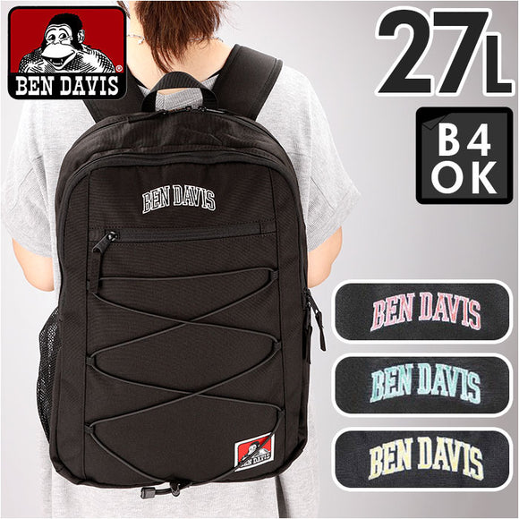 ベンデイビス リュック BEN DAVIS BDW-8237 通販 リュックサック バックパック デイパック CARRY CODE DAYPACK ブランド メンズ レディース おしゃれ 通学 黒 ブラック 大容量 約 27L