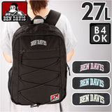 ベンデイビス リュック BEN DAVIS BDW-8237 通販 リュックサック バックパック デイパック CARRY CODE DAYPACK ブランド メンズ レディース おしゃれ 通学 黒 ブラック 大容量 約 27L