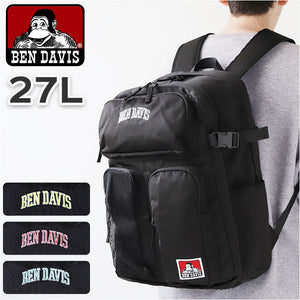 ベンデイビス リュック BEN DAVIS BDW-8238 通販 リュックサック バックパック デイパック W-MESH DAYPACK ブランド メンズ レディース おしゃれ メッシュポケット 黒 ブラック 大容量 約