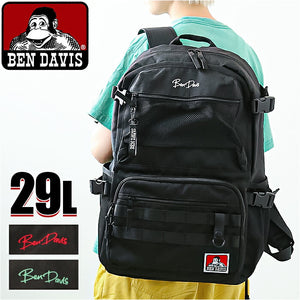 ベンデイビス リュック BDW-8323 通販 BEN DAVIS リュックサック バックパック デイパック メンズ 通学 通勤 男子 女子 大容量 29L カジュアル おしゃれ 大学生 高校生 中学生 ポケット