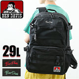 ベンデイビス リュック BDW-8323 通販 BEN DAVIS リュックサック バックパック デイパック メンズ 通学 通勤 男子 女子 大容量 29L カジュアル おしゃれ 大学生 高校生 中学生 ポケット