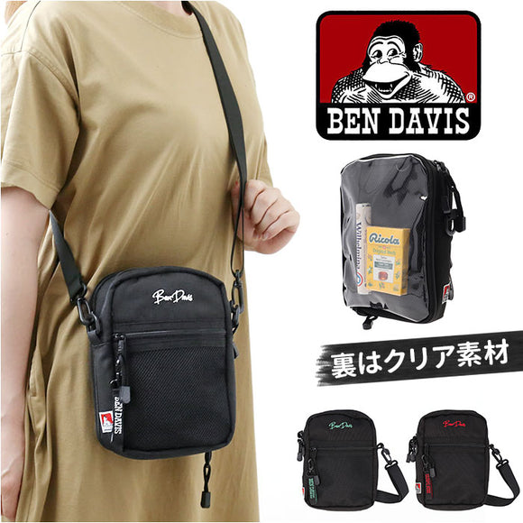 ベンデイビス ショルダーバッグ BDW-8333 通販 BEN DAVIS ショルダーバック ミニショルダーバッグ メンズ 小さめ 斜めがけ スマホ 入れたまま操作 大学生 高校生 カジュアル アウトドア