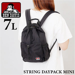 ベンデイビス BEN DAVIS リュック BDW-8385 通販 リュックサック デイパック バックパック STRING DAYPACK MINI ミニリュック レディース メンズ 小さめ ブランド 通学 通勤 軽量