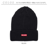 BEN DAVIS ベンデイビス ニットキャップ 通販 ニット帽 ニット帽子 ニット 帽子 レディース メンズ コットン アクリル ボックス ロゴ ペア カップル お揃い BOX LOGO KNIT CAP