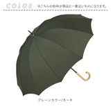 because ビコーズ 雨傘 レディース 長傘 通販 メンズ 12本骨 12フレーム 親骨 63cm ボーダー UVカット ユニセックス 傘 男女兼用 通勤 通学 U-DAY ユーデイ レイングッズ かさ