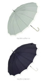傘 16本骨 レディース 通販 because 長傘 軽量 ブランド 日傘 晴雨兼用 uvカット 約 55cm 53cm 約 55センチ 53センチ 婦人傘 晴雨兼用傘 シンプル おしゃれ 通勤 通学 雨傘 かさ 雨具