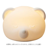 ライト 電池式 かわいい 通販 タイマー付き 照明 おしゃれ どうぶつ アニマル くま クマ ぷにぷにクマさん タイマーライト 眼鏡スタンド メガネ置き リビング 寝室 ベッドルーム