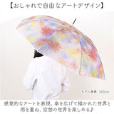 because ビニール傘 ビコーズ B-551214 通販 長傘 ジャンプ傘 傘 雨傘 かさ カサ ビニール ジャンプ 58cm 58センチ Feeling Art フィーリングアート レディース おしゃれ リボン 女性