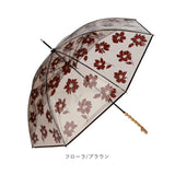 because ビコーズ ビニール傘 通販 長傘 雨傘 傘 アンブレラ 透明 クリア レディース メンズ 男女兼用 ユニセックス 上品 撥水 はっ水 通勤 通学