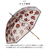because ビコーズ ビニール傘 通販 長傘 雨傘 傘 アンブレラ 透明 クリア レディース メンズ 男女兼用 ユニセックス 上品 撥水 はっ水 通勤 通学