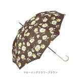 because 傘 ビコーズ 通販 晴雨兼用傘 長傘 カサ かさ レディース 晴雨兼用 雨傘 撥水 雨具 UVカット おしゃれ かわいい オシャレ 可愛い シンプル お洒落 上品 58cm 手開き 通勤 通学