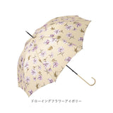 because 傘 ビコーズ 通販 晴雨兼用傘 長傘 カサ かさ レディース 晴雨兼用 雨傘 撥水 雨具 UVカット おしゃれ かわいい オシャレ 可愛い シンプル お洒落 上品 58cm 手開き 通勤 通学