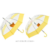 because ビニール傘 ビコーズ B-552325 通販 長傘 ジャンプ傘 傘 雨傘 かさ カサ ビニール ジャンプ 58cm 58センチ MUZIKTIGER ムジークタイガー レディース おしゃれ リボン 女性 通勤
