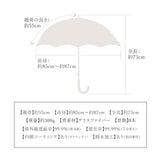 日傘 完全遮光 晴雨兼用 ビコーズ 傘 晴雨 because バンブー 晴雨兼用傘 長傘 雨傘 手開き 55cm 55センチ 遮光率 100% UVカット 竹ハンドル 持ち手 竹 軽量 軽い 大きめ おしゃれ