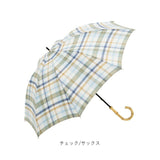 because ビコーズ 晴雨兼用傘 長傘 通販 傘 雨傘 日傘 晴雨兼用 UVカット 紫外線対策 紫外線カット 熱中症対策 綿混 レディース デザイン パラソル 通勤 通学 おしゃれ メンズ