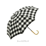 because ビコーズ 晴雨兼用傘 長傘 通販 傘 雨傘 日傘 晴雨兼用 UVカット 紫外線対策 紫外線カット 熱中症対策 綿混 レディース デザイン パラソル 通勤 通学 おしゃれ メンズ